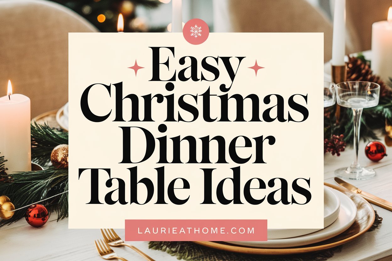 easy christmas dinner table ideas